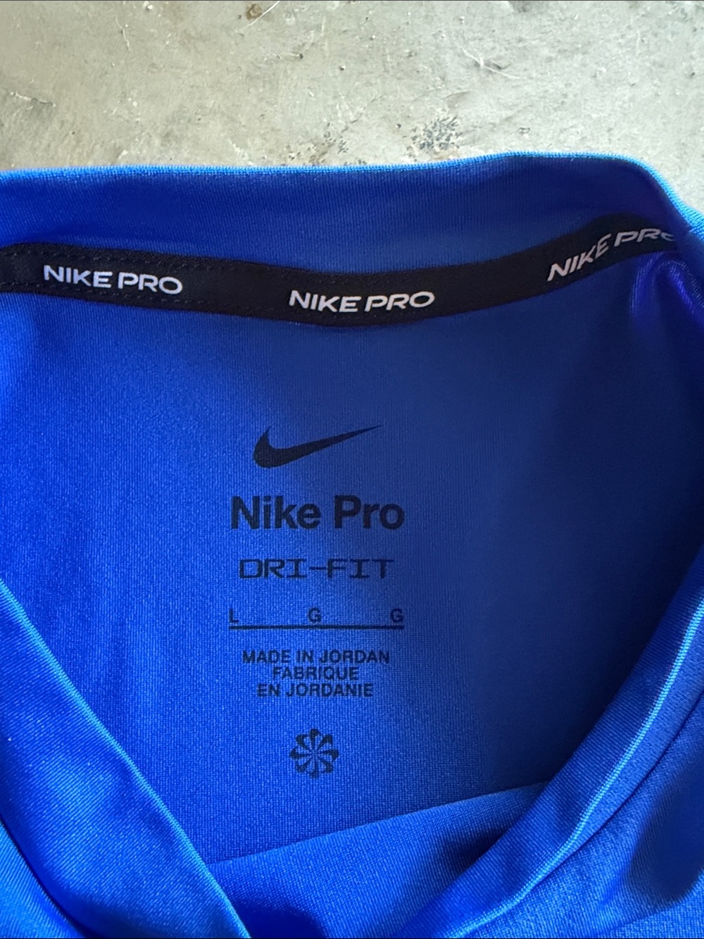 Nike Kids Royal Blue Short Sleeve Performance Tee - Picture 3 of 3